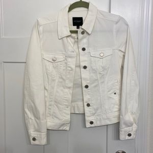 Liverpool White Denim Jacket - Like New